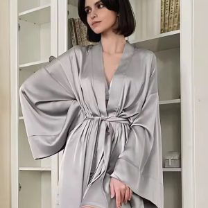 Халат легкий шовковий