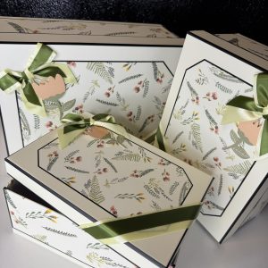 Коробка LUX BIG для подарунка зелена