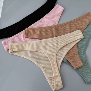 Набір 5шт трусики стрінги бавовняні