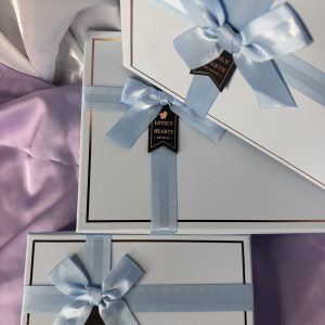 Коробка LUX для подарунка з бантом